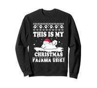Samoyed Dog This is My Christmas Pajama Ugly Xmas Sweatshirt