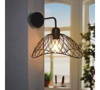 Sampa - Applique murale design Kim métal noir compatible LED Noir