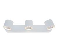 Sampa - Applique murale moderne Oslo métal blanc 3 LED Blanc