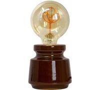 Sampa - Lampe a poser design Nella ceramique bronze et ampoule LED Bronze G