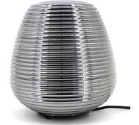 Sampa - Lampe de chevet Sia verre gris fume compatible LED Gris G