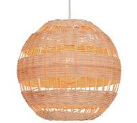 Sampa - Suspension d'interieur design Kali 130cm reglable rotin naturel compatible LED Naturel G