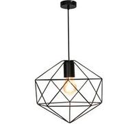 Sampa - Suspension moderne Vega 150cm reglable metal noir compatible LED Noir G