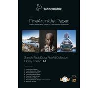 Hahnemühle FineArt – Papier jet d'encre FineArt Glossy – Pack échantillons A4 (8 x 2 feuilles)
