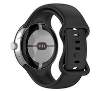 SAMPOW Bracelet en silicone compatible avec Google Pixel Watch, compatible avec Google Pixel Watch 3/4 41 mm/Google Pixel Watch 1/2 pour Pixel Watch 1/2 pour homme et femme, taille S, M, Nylon Résine