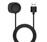 SAMPOW Câble de charge USB compatible avec Amazfit Helio, Amazfit T-Rex 3 Pro/T-Rex 3/Balance/Balance 2, USB-A vers câble magnétique, chargeur de montre intelligente de 1 m, noir