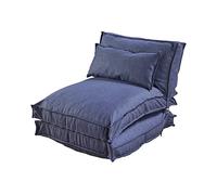 SAMPUR Chauffeuse modulable d'intérieur Le caméléon | Fauteuil évolutif et Convertible | Multiples Coloris au Choix | Dessous Anti-dérapant | Adaptable sur Tous Supports | Tissu Bleu foncé