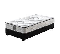 SAMPUR Matelas Cosmos by Epaisseur 22 cm | Bi-Techno : Mémoire de Forme 50kg/m3 & Ressorts ensachés 19cm | Mousse HR+ Pro Suit® | Indépendance de Couchage Optimal (90 x 190 cm)