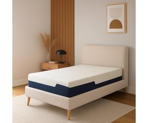SAMPUR Matelas Original | Mémoire de Forme | Zones ergonomiques | Housse Bambou déhoussable et Respirante (80x200 cm)