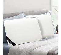 SAMPUR - Oreiller Caresse | Mousse à mémoire de Forme Microperforée & Ventilée | Housse hypoallergénique et Lavable | Maintien Optimal de la Nuque (40x70 cm)