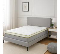 SAMPUR - Surmatelas Bamboo Zen : Mémoire de Forme | Soutien mi-Ferme | Accueil Tonique | 8 cm d'épaisseur | 200/200 cm