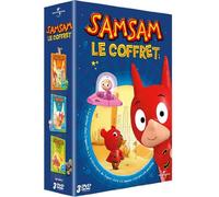 SamSam-Coffret-Le goûter chez Crapouille + L'enlèvement de Super Julie + l'espace n'est Pas Une Poubelle