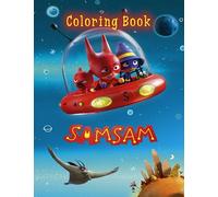SamSam Coloring Book: Jumbo Colouring Pages For Kids and Adults