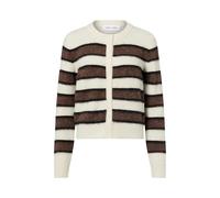 Samsøe Samsøe Cardigan 'Sacian' écru / chocolat, Taille M
