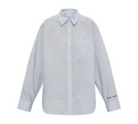 Samsøe Samsøe, Femme, Blouses et Chemises, Bleu, Taille: 40 FR Salova Pocket Shirt