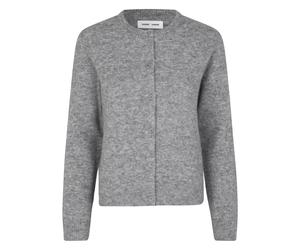 Samsøe Samsøe - Gilet en Alpaga Mélange Gris - Femme - Pulls - Gris - Taille: 36 FR