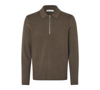Samsøe Samsøe - Guna Polo - Homme - Pulls - Brun - Taille: M