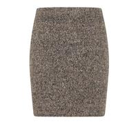 Samsøe Samsøe - Knit Mini Skirt - Femme - Jupes - Gris - Taille: 42 FR