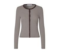 Samsøe Samsøe - Saalexo LS Cardigan - Femme - Pulls - Brun - Taille: 40 FR