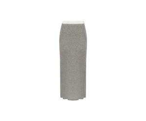Samsøe Samsøe - Sadou Skirt - Femme - Jupes - Gris - Taille: 42 FR
