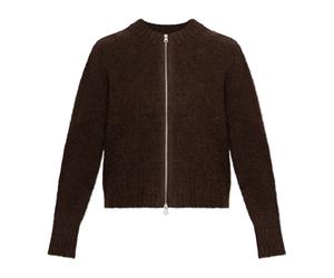 Samsøe Samsøe - Sajeanine Zip Cardigan - Femme - Pulls - Brun - Taille: 36 FR
