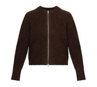 Samsøe Samsøe - Sajeanine Zip Cardigan - Femme - Pulls - Brun - Taille: 38 FR