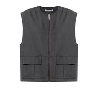 Samsøe Samsøe - Sakelly Vest - Femme - Vestes - Gris - Taille: 38 FR