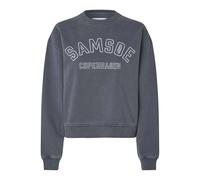 Samsøe Samsøe - Savan Sweat - Femme - Sweatshirts et sweats à capuche - Bleu - Taille: 36 FR