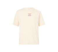 Samsøe Samsøe T-Shirt 'Sagergei' crème / bleu clair / rouge carmin, Taille L