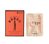 SAMSIDAE - Thé au Ginseng Rouge Coréen, Énergie, mémoire & immunité, À infuser chaud ou froid, Racines de 6 ans, Qualité Supérieure, Boîte de 10 Sachets