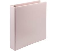 Samsill Anneau en D durable à base de plantes de 3,8 cm, fabriqué aux États-Unis, respectueux de l'environnement, certifié biologique USDA, simple, rose