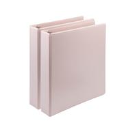 Samsill Earth's Choice Lot de 2 classeurs durables de 3,8 cm, base biologique certifiée USDA, écologique, rose