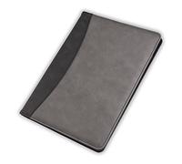 Samsill Porte-documents bicolore - Portefeuille de CV/portefeuille d'affaires et organiseur, bloc-notes (marron et marron foncé, format lettre)