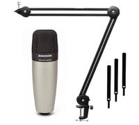 Samson C-01 Microphone à condensateur avec bras articulé Keepdrum