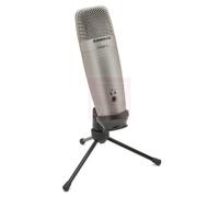 Samson Microphone USB à condensateur de studio C01U Pro – Sortie casque Argent