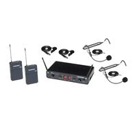 Samson Concert 288M Presentation - Système UHF - Micros cravate et serre-tête - Récepteur double antenne