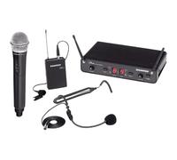 Samson Concert 288M - Système UHF - Micros main et serre-tête - Double antenne
