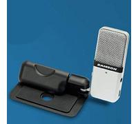 Samson GO Micro à condensateur, Mini Microphone USB, Mini condensateur Portable d'enregistrement à Clipser avec câble USB pour Ordinateur et Tablette