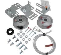 Samson Kit de conversion à ressort de torsion pour portes de garage de 2,1 m de haut - Câbles robustes, tambours, support central, compatible avec les systèmes Extension, EZ - Set & Torque-Master