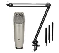 Samson Microphone à condensateur USB C01U Pro avec bras articulé keepdrum