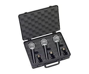 Samson R21 Cardiod Dynamic Microphone 3-pack