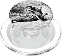 Samson tuant Un Lion Gustave Dore Art biblique La Bible PopSockets PopGrip pour MagSafe