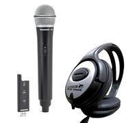 Samson XPD2HQ6 Microphone sans fil USB à main 2,4 GHz + casque Keepdrum