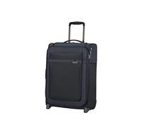 Samsonite Airea Valise cabine 2 roues, 55 cm | Bleu Foncé, valise souple extensible, 55H x 40W x 20D cm, 41 L, 1.9 kg, avec serrure TSA et doubles roues encastrées