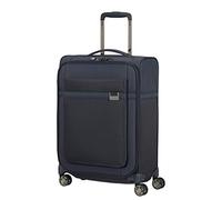 Samsonite Airea Valise trolley cabine, 55 cm | Bleu Foncé, valise souple, 55H x 40W x 20D cm, 41 L, 1.8 kg, avec serrure TSA et doubles roues encastrées