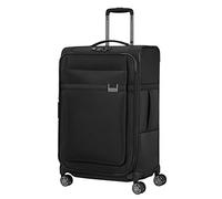 Samsonite Airea Valise trolley soute, 67 cm | Noir, valise souple extensible, 67H x 43W x 26D cm, 73.5 L, 2.4 kg, avec serrure TSA et doubles roues encastrées