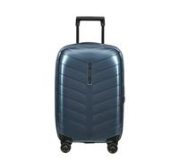 Samsonite Attrix - Spinner S, Bagages à Main Extensibles, 55 cm, 38/44 L, Bleu en Acier