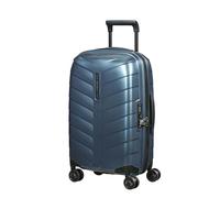 Samsonite Attrix - Spinner S, Bagages à Main Extensibles, 55 cm, 38/44 L, Bleu en Acier