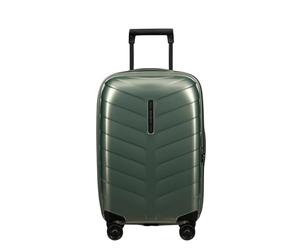 Samsonite Attrix - Spinner S, Bagages à Main Extensibles, 55 cm, 38/44 L, Vert (Basil Green)
