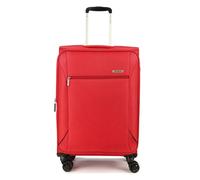 Samsonite Base Breeze 4 roues Valise cabine 67 cm avec soufflet d'extension rouge